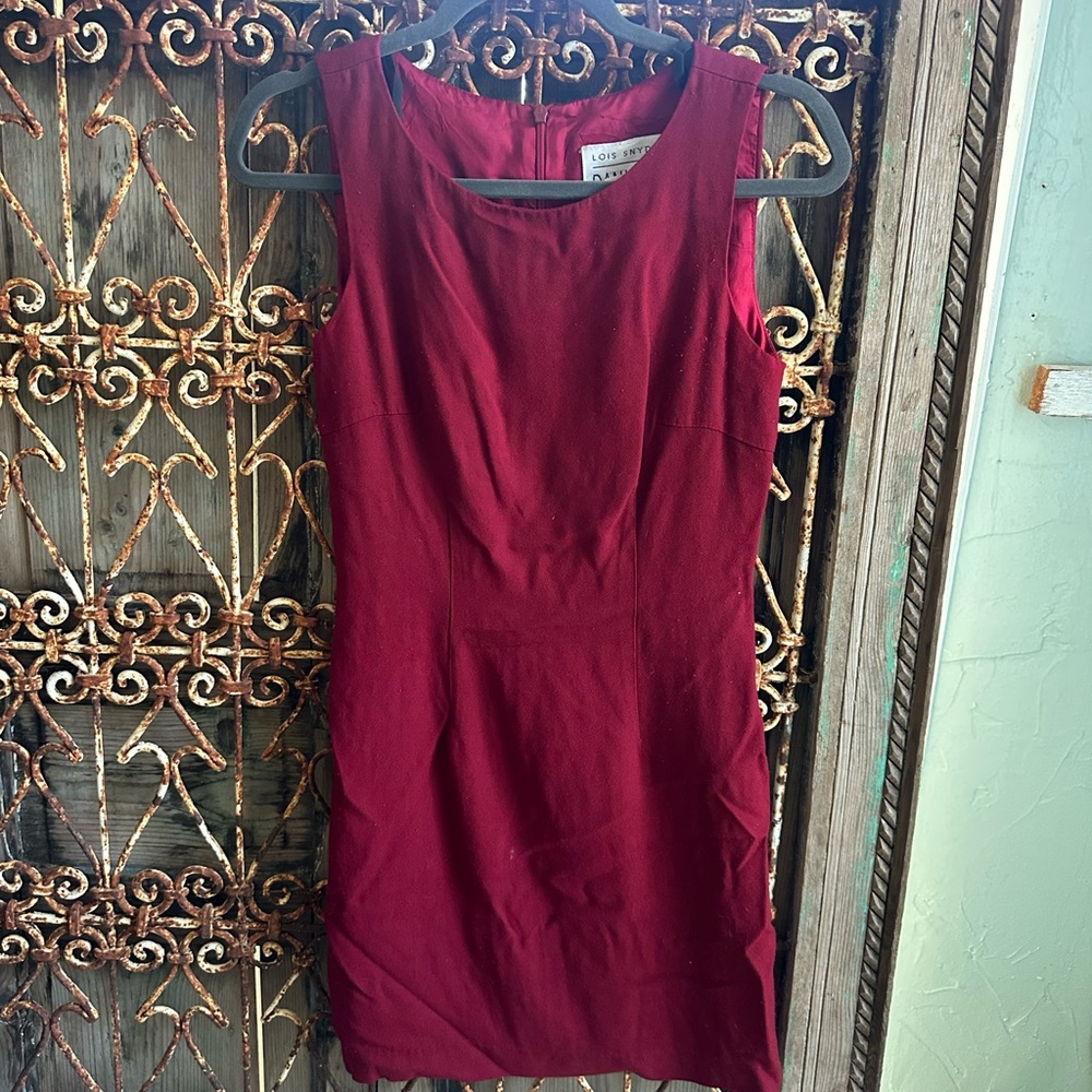 Burgundy dress size 4